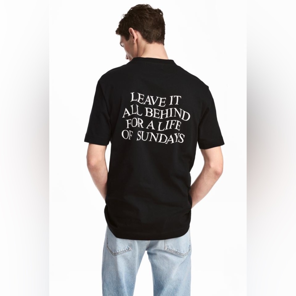 H&M Print T-Shirt. Size - Eur S - Picture 7 of 9